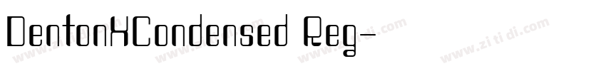 DentonXCondensed Reg字体转换